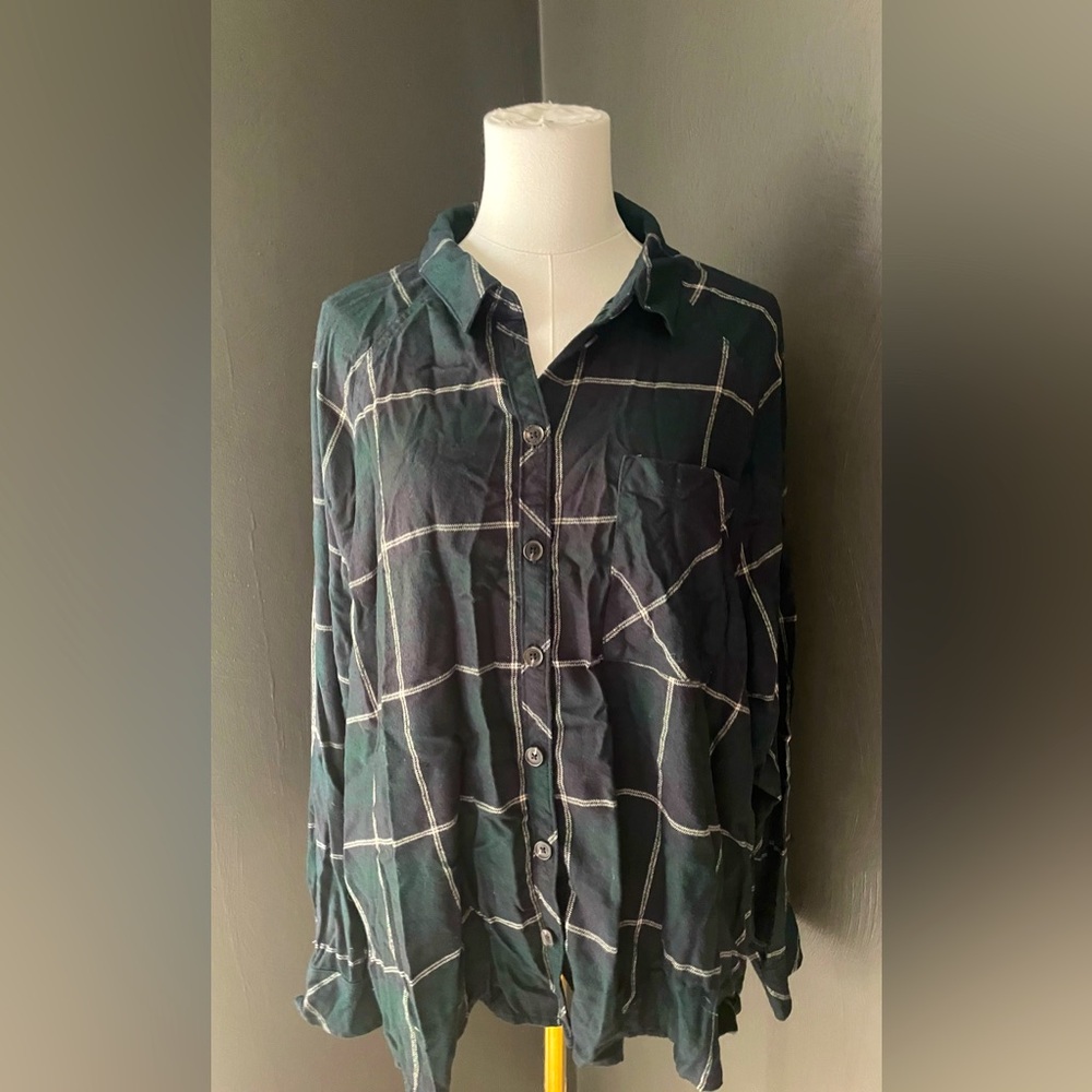 Wild Fable Flannel Button-Up Shirt – Size XXL